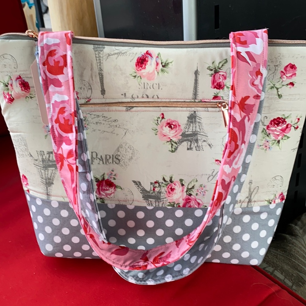 Handmade ORG BOBBI MAC TOTE